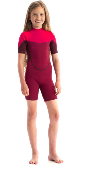2026 Jobe Junior Boston 2mm Back Zip Shorty Neopreno 3036210 - Hot Pink